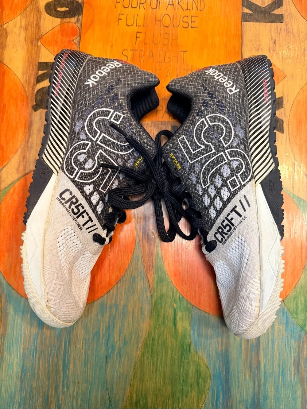 Reebok Crossfit Nano 5.0 Womens Size 7 Shoes Black White Lifting Training Sneake